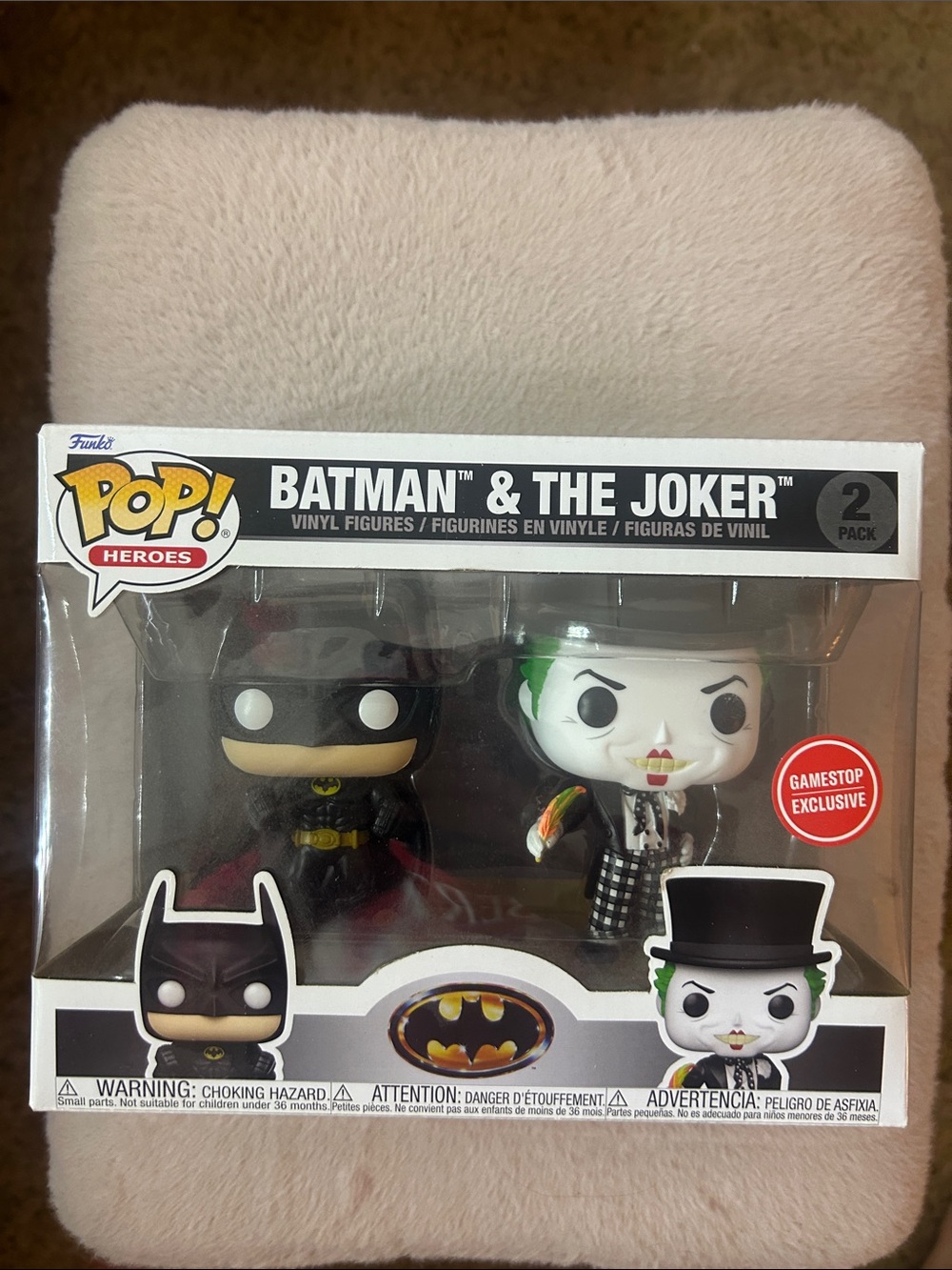 Funko Pop! Heroes Batman & The Joker 2-Pack - Black, White, Green